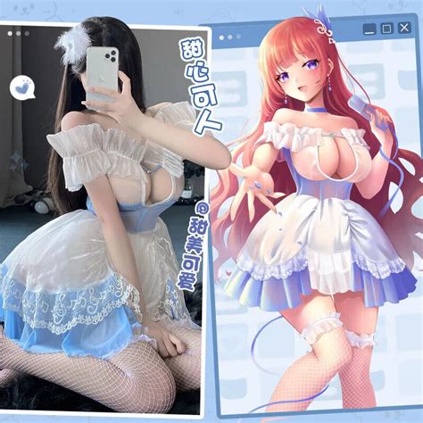 Sexy Lingerie Anime Maid Cosplay Costumes Princess Stage Outfit Club Party Dress Ebay