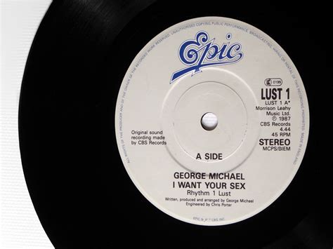 George Michael I Want Your Sex Framed Vinyl Record