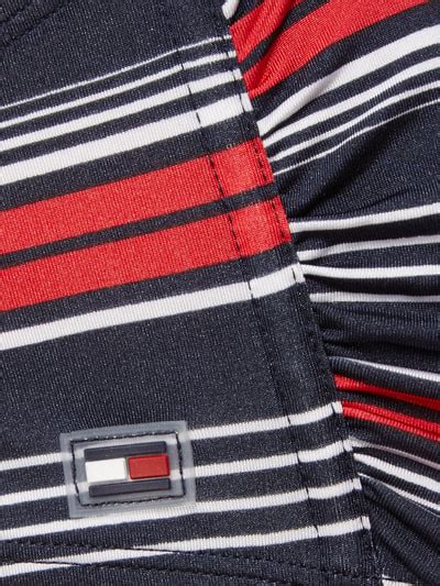 TOMMY HILFIGER Bikini Oberteil Mit Logo Streifen Marine Online Kaufen