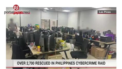 Mahigit 2 700 Ang Nailigtas Sa Cybercrime Raid Sa Pilipinas Portal Japan