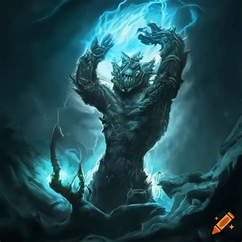 Thunder Elemental Very Detailed High Quality Fantasy Art On Craiyon