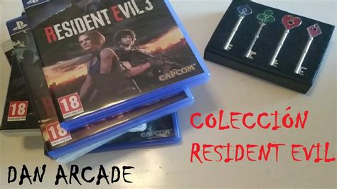 COLECCIÓN RESIDENT EVIL PS1 GAMECUBE PS2 WII PS3 PS4 YouTube