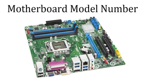 How To Find Motherboard Model Number On Windows Youtube