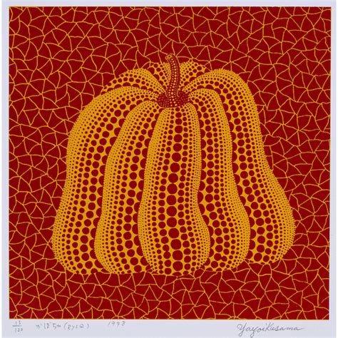 Yayoi Kusama Pumpkin Prints Eagerly Harvested At Clars