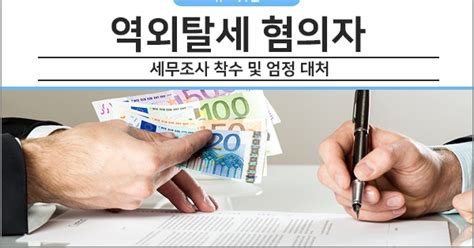 국부유출한 역외탈세 혐의자 39명 세무조사 착수 국세청