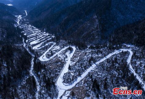 People S Daily China On Twitter In Pics A 28 Zigzag Road Looks Like