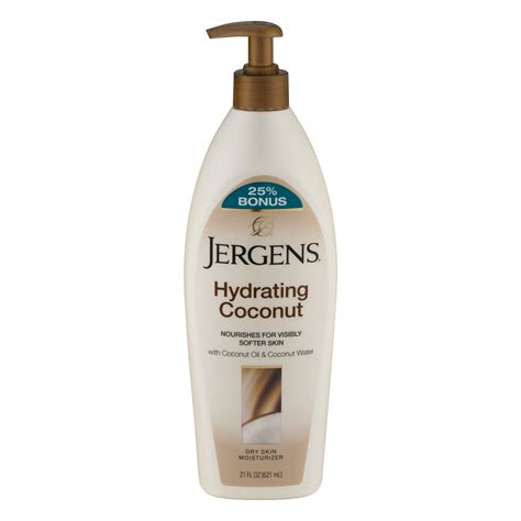 Jergens Hydrating Coconut Oil Infused Moisturizer 21 Fl Oz Walmart