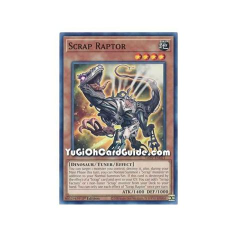 scrap raptor common lightning overdrive carta yugioh en mexico