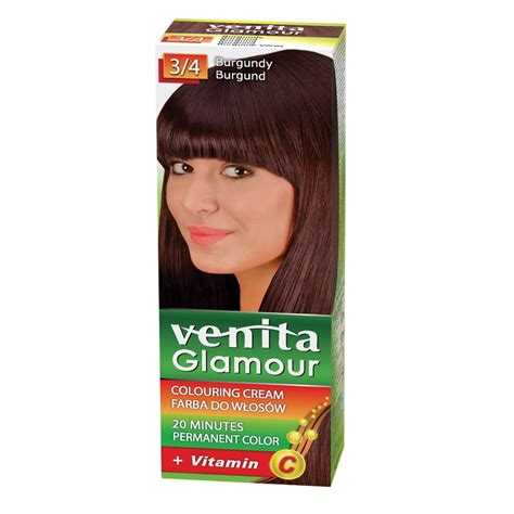 Venita Glamour Farba do włosów 3/4 Burgund - Manada.pl
