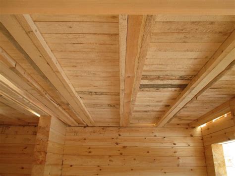 Потолок в доме из бруса (48 фото) - фото - картинки и рисунки: скачать ...
