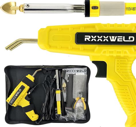 RXXXWELD Plastic Welder 2 In 1 Plastic Welding Kit Hot Stapler Plastic Repair Kit For Car Bumper