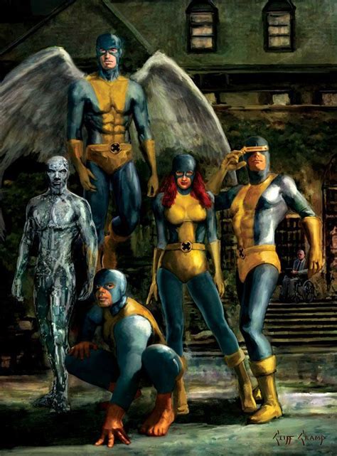 60s X Men The Original X Men Angel Iceman Beast Marvel Girl Jean