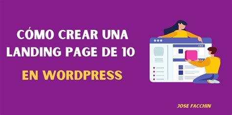 C Mo Crear Una Landing Page Con Wordpress