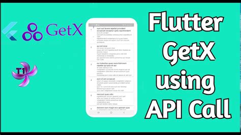 Flutter Getx Tutorial Fetch Display Api Data In Flutter Using Getx