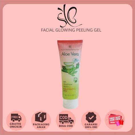 Jual SYB Facial Glowing Peeling Gel Aloe Vera Shopee Indonesia