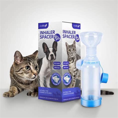 Máscara inhaladora canina para gatos y perros pequeños, máscara de