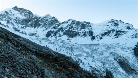 Moraine Glacier in India : r/winterporn