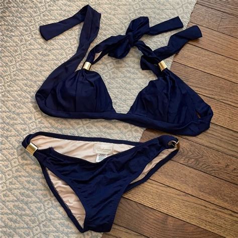 Shoshanna Swim Shoshanna Navy Bikini Bottoms Navy Blue Poshmark