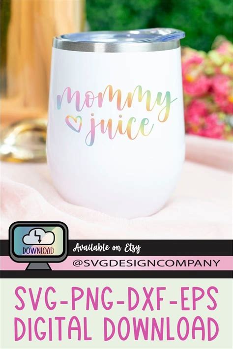 Mommy Juice Svg Mom Juice Svg For Cup Mom Wine Glass Svg Mom Svg For