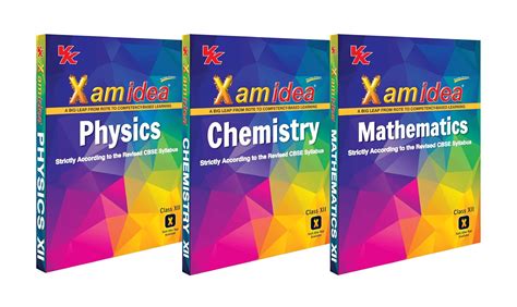 Xam Idea Bundle Set Of 3 Books Physics Chemistry Mathematics Class