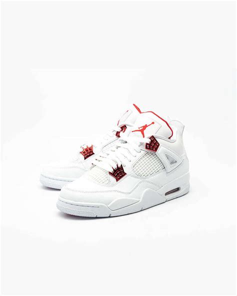 Air Jordan 4 Retro Metallic Red White Ct8527 112 Buy Online At Footdistrict