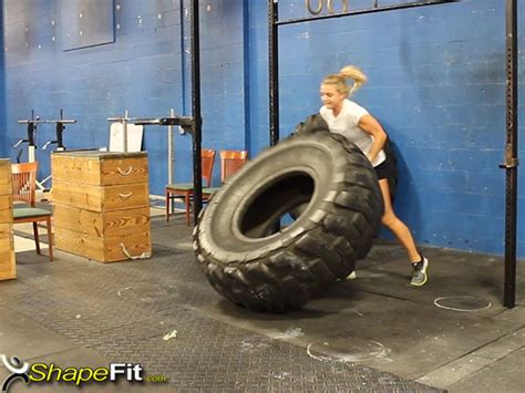 Tire Flip Crossfit Exercise Guide With Photos And Instructions