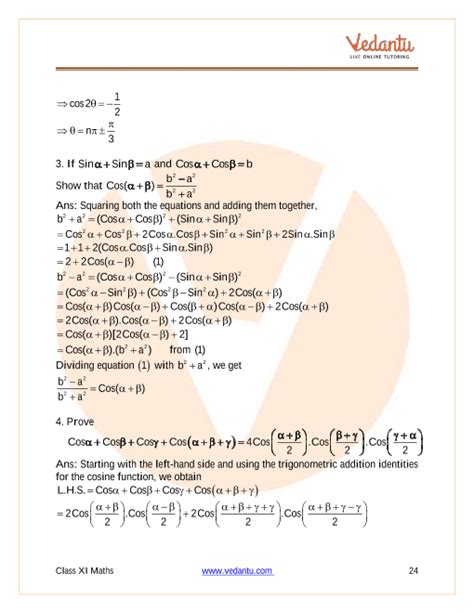 Advanced Trigonometry Problems