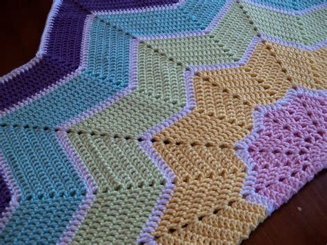 Pocketful Of Dreams Rainbow Ripple Baby Blanket Pattern Review