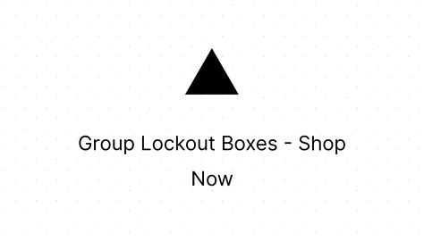 Group Lockout Boxes Shop Now Eezee