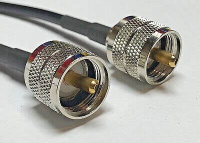 Mini 8 RG8X PL259 UHF Male To PL259 UHF Male Coax RF Cable USA Fast