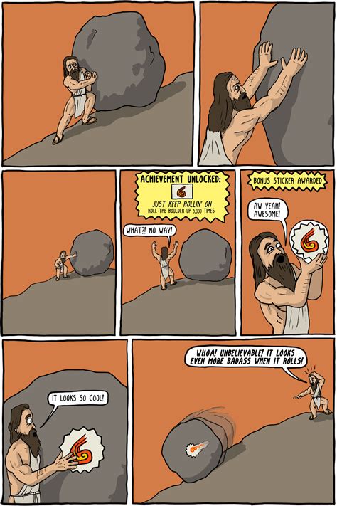 Wholesome Sisyphus R Wholesomememes Sisyphus Sisyphus Pushing A