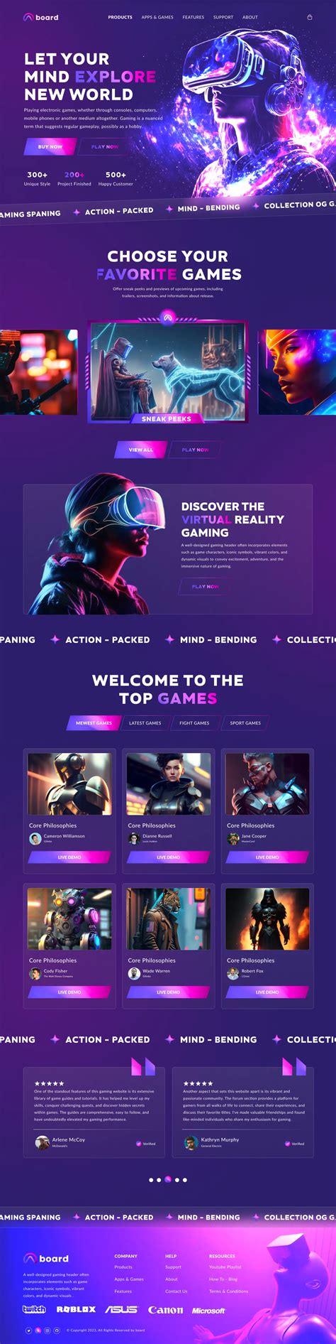 landing Page Design - WNW