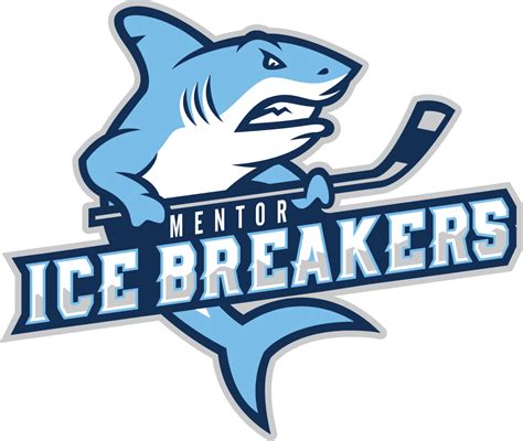 Mentor Ice Breakers Logo Primary Logo Federal Hockey League Fhl