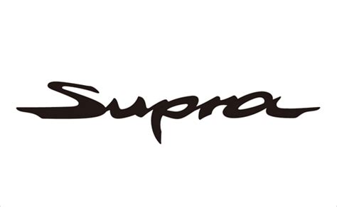 New Toyota Supra Gets Racetrack-Inspired Logo Design - Logo Designer