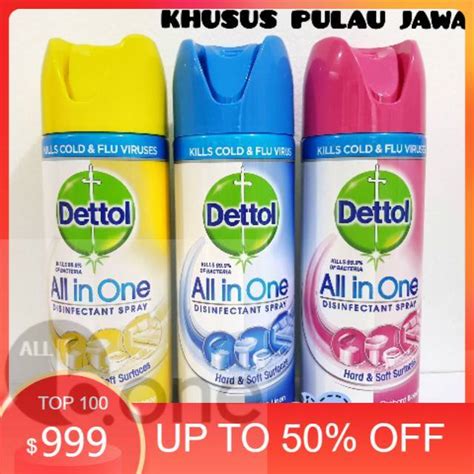 Jual Dettol All In One Disinfectant Spray 400ml Shopee Indonesia