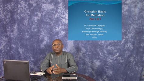 Christian Basis For Mediation Part 2 Of 2 Banking Blessings Ministry