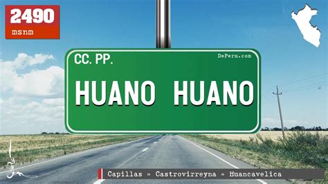 Huano Huano en Huancavelica: Centros Poblados