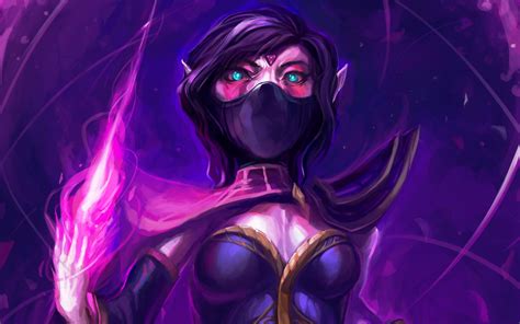 Dota Templar Assassin Lanaya Magic Hd Wallpaper Rare Gallery