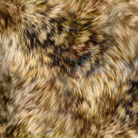 Cotton Fabric Animal Fabric Majestic Wolves Wolf Fur Brown Wild