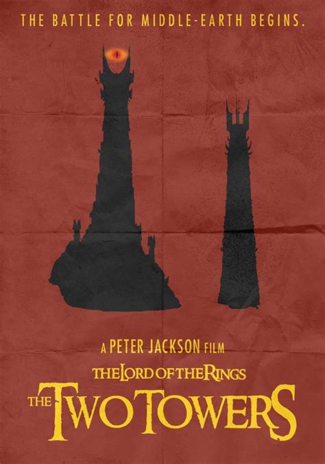 The Two Towers Poster | Lotr two towers, The two towers, Lotr art