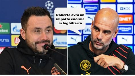 Guardiola Si Sbilancia Su Roberto De Zerbi Youtube