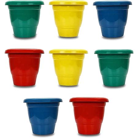 Gardens Need Plastic Diamond Pot Set Multicolored Pieces