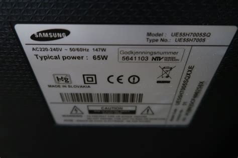 Smart Tv Samsung Ue H Sq St Auktionshuset Dab A S