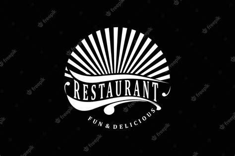 Premium Vector | Restaurant bar cafe menu or adventure label logo design