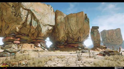 The Art Of Borderlands 3 100 Concept Art Borderlands Art Landscape