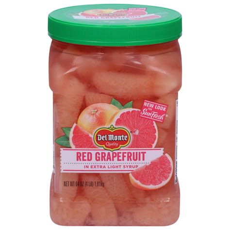 Save On Del Monte Sunfresh Grapefruit Red In Extra Light Syrup Order