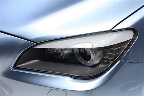 Car headlight stock photo. Image of machine, auto, metallic - 9125700