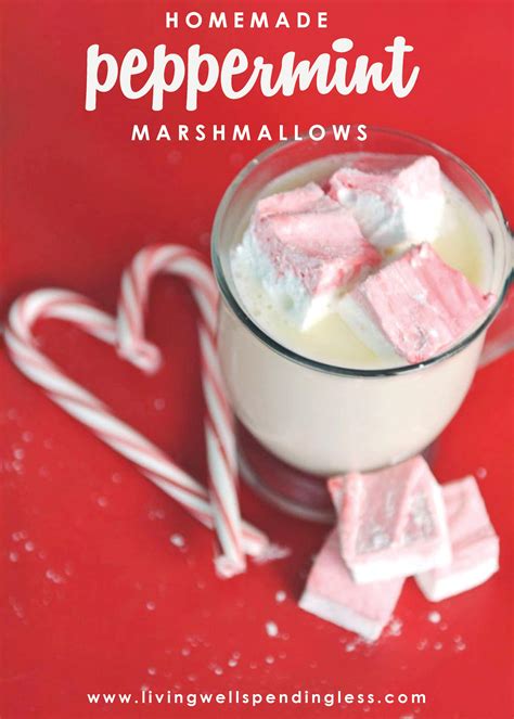 Homemade Peppermint Marshmallows Easy Marshmallows Recipe