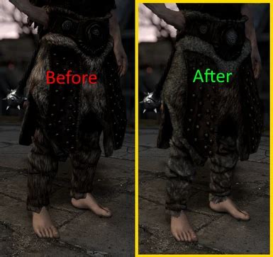 Fur Shader And Leather Armors Retexture Se Patch At Skyrim Special