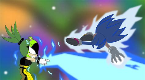 Surge vs Sonic by Robosnake83 on DeviantArt